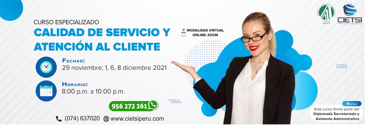 curso especializado calidad de servicio y atenciOn al cliente 2021 3era ediciOn